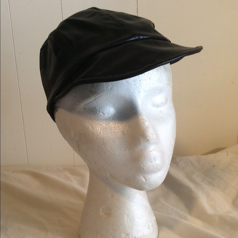 Leather Men’s hat made USA on size fits all